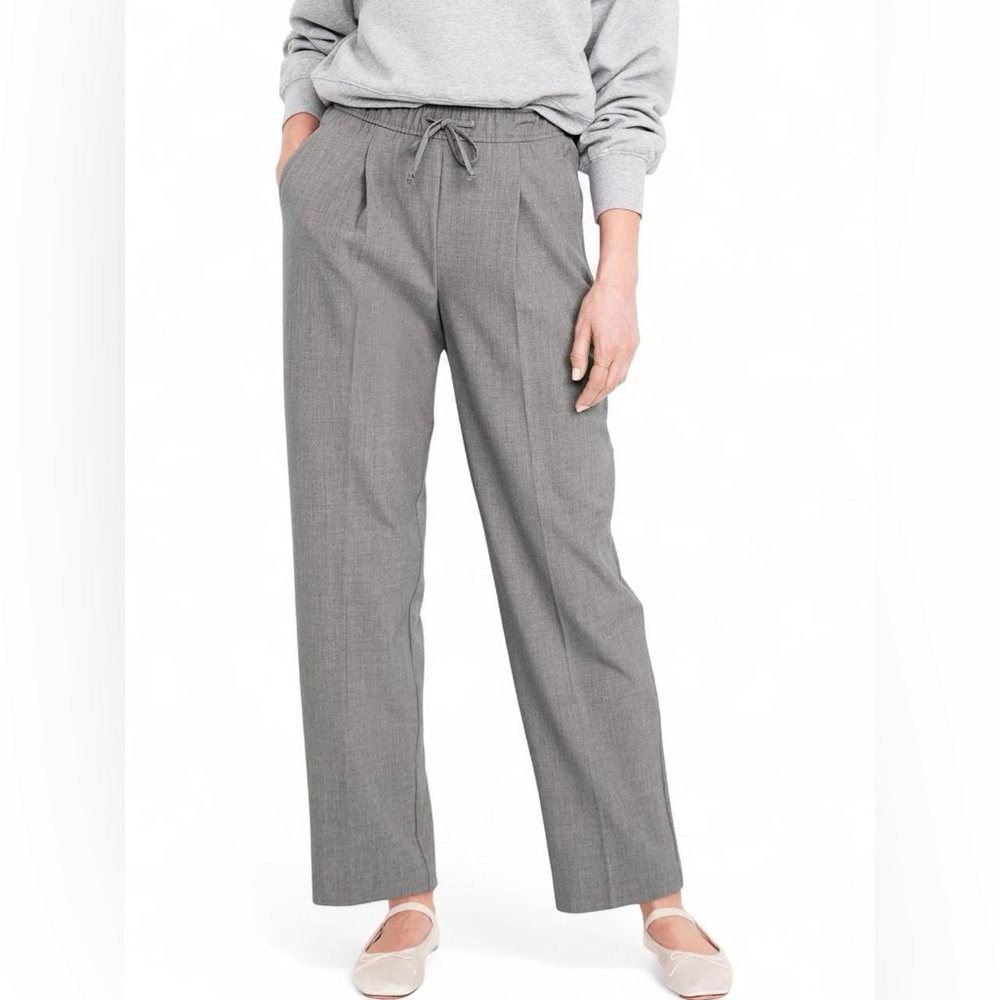Old Navy High-Waisted Billie Wide-Leg Trouser Grey SZ L